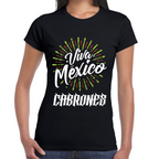 Playera Fiestas Patrias Viva México Cabrones Algodón Premium #0001892
