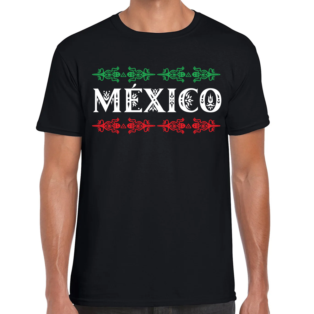 Playera Fiestras Patrias México Algodón Premium #0001893