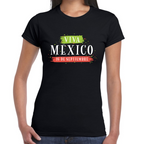 Playera Fiestas Patrias Viva México Algodón Premium #0001894