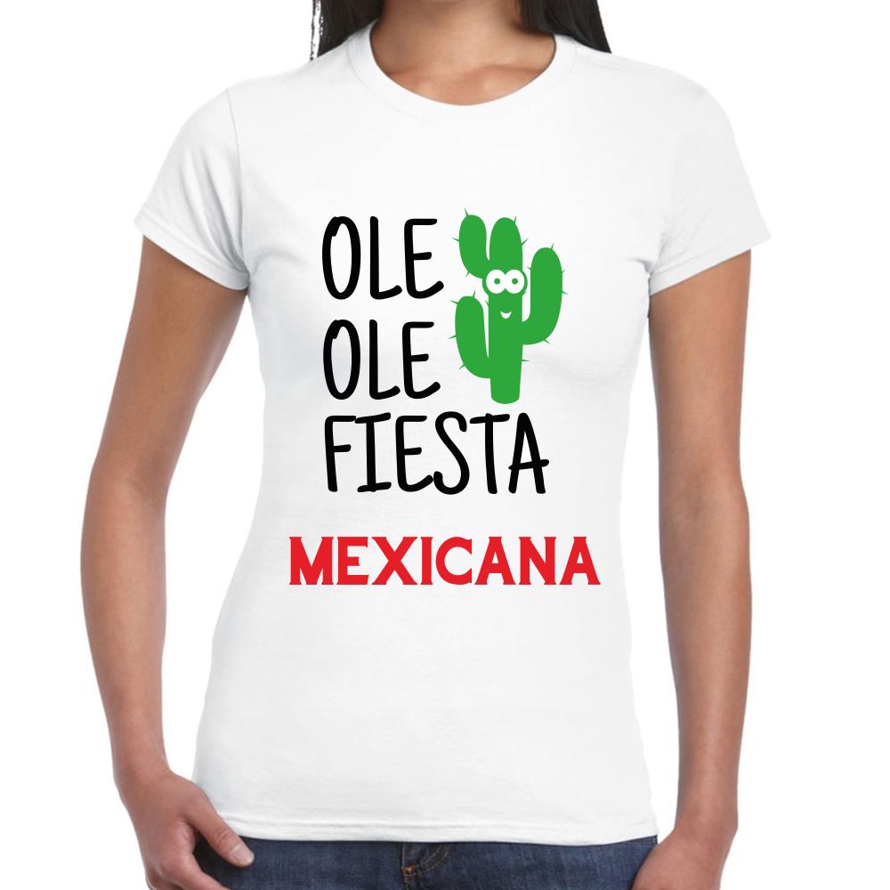 Playera Fiestas Patrias México Ole Ole #0001898