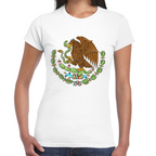Playera Fiestas Patrias México Escudo Nacional Algodón Premium #0001900