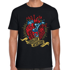 Playera Fiestas Patrias Corazón Mexicano Algodón Premium #0001901