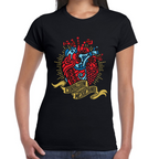 Playera Fiestas Patrias Corazón Mexicano Algodón Premium #0001901
