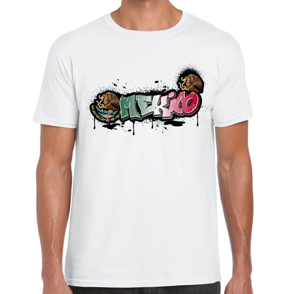 Playera Fiestas Patrias México Grafiti Algodón #0001903 Imagen principal del producto