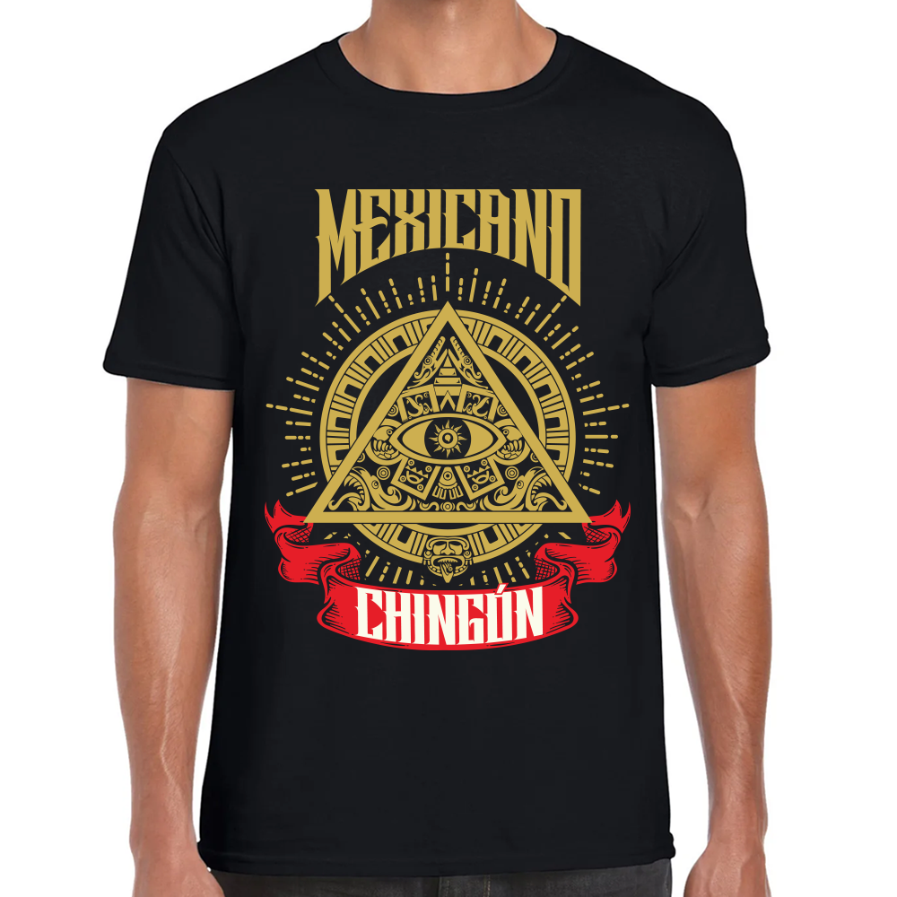 Playera Fiestas Patrias Mexicano Chingón Algodón Premium #0001910
