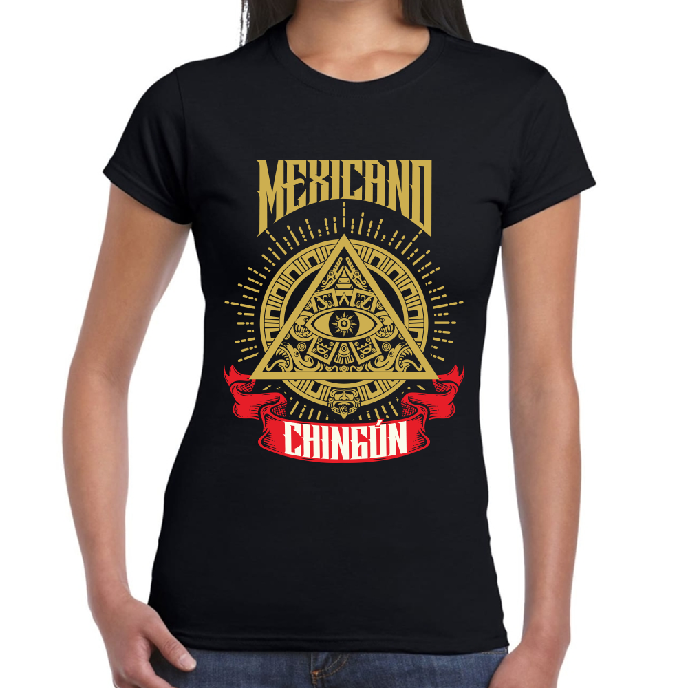 Playera Fiestas Patrias Mexicano Chingón Algodón Premium #0001910