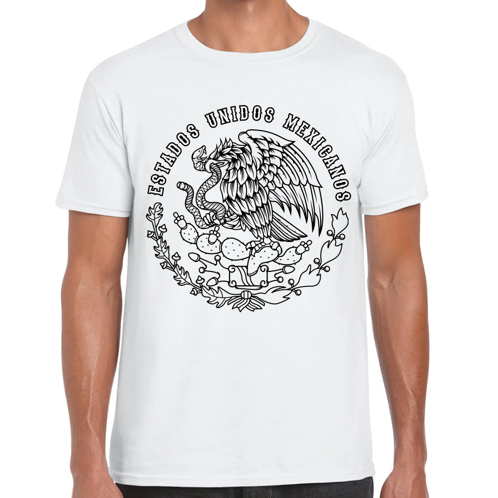 Playera Fiestas Patrias Escudo Nacional Algodón Premium #0001912 Imagen principal del producto
