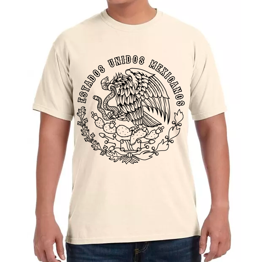 Playera Fiestas Patrias Escudo Nacional Algodón Premium #0001912