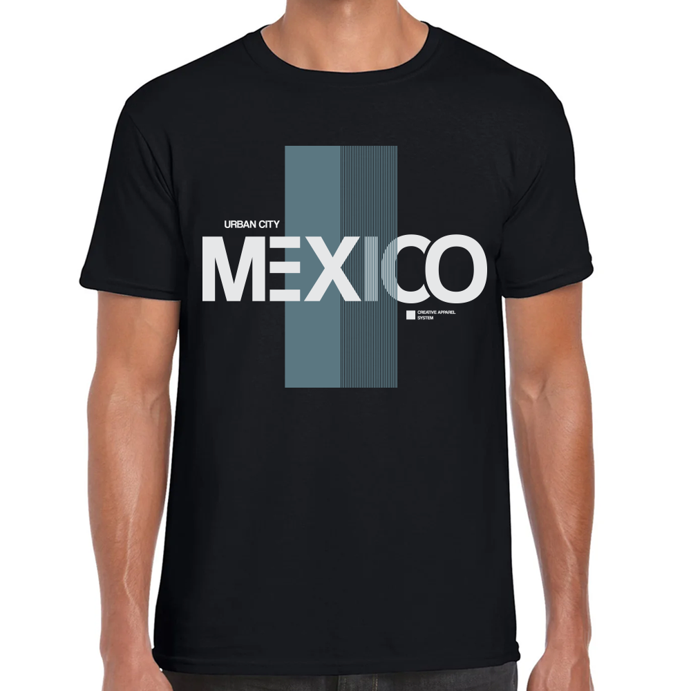 Playera Fiestas Patrias Urban City México Algodón Premium #0001914