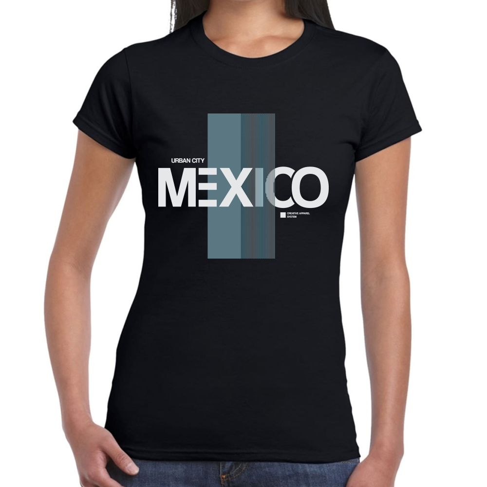 Playera Fiestas Patrias Urban City México Algodón Premium #0001914 Imagen secundaria del producto