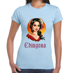 Playera Fiestas Patrias Mexicana Chingona Algodón Premium #0001916