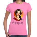 Playera Fiestas Patrias Mexicana Chingona Algodón Premium #0001916