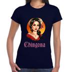 Playera Fiestas Patrias Mexicana Chingona Algodón Premium #0001916