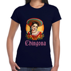 Playera Fiestas Patrias Mexicana Chingona Algodón Premium #0001917