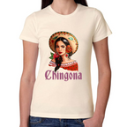 Playera Fiestas Patrias Mexicana Chingona Algodón Premium #0001918