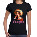Playera Fiestas Patrias Mexicana Chingona Algodón Premium #0001918