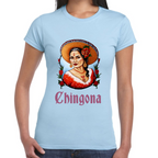 Playera Fiestas Patrias Mexicana Chingona Algodón Premium #0001919