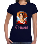 Playera Fiestas Patrias Mexicana Chingona Algodón Premium #0001919