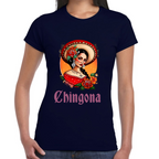 Playera Fiestas Patrias Mexicana Chingona Algodón Premium #0001920