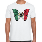 Playera Fiestas Patrias Mariposas de México Algodón #0001922