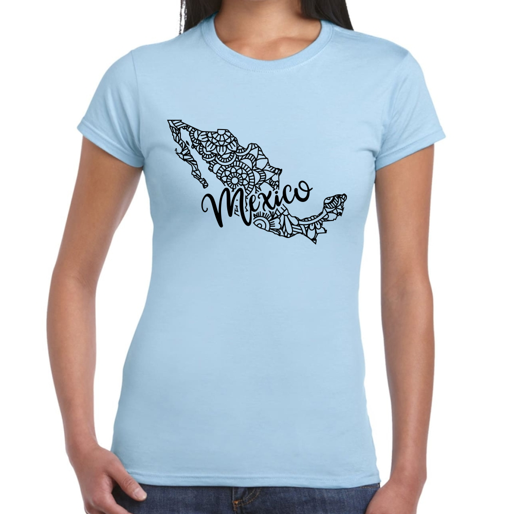 Playera Fiestas Patrias México Algodón Premium #0001924