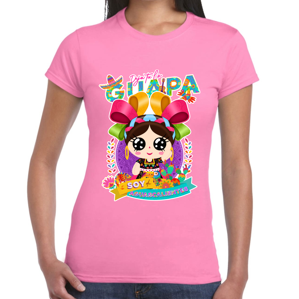 Playera Fiestas Patrias México Estado de Aguascalientes #0001930