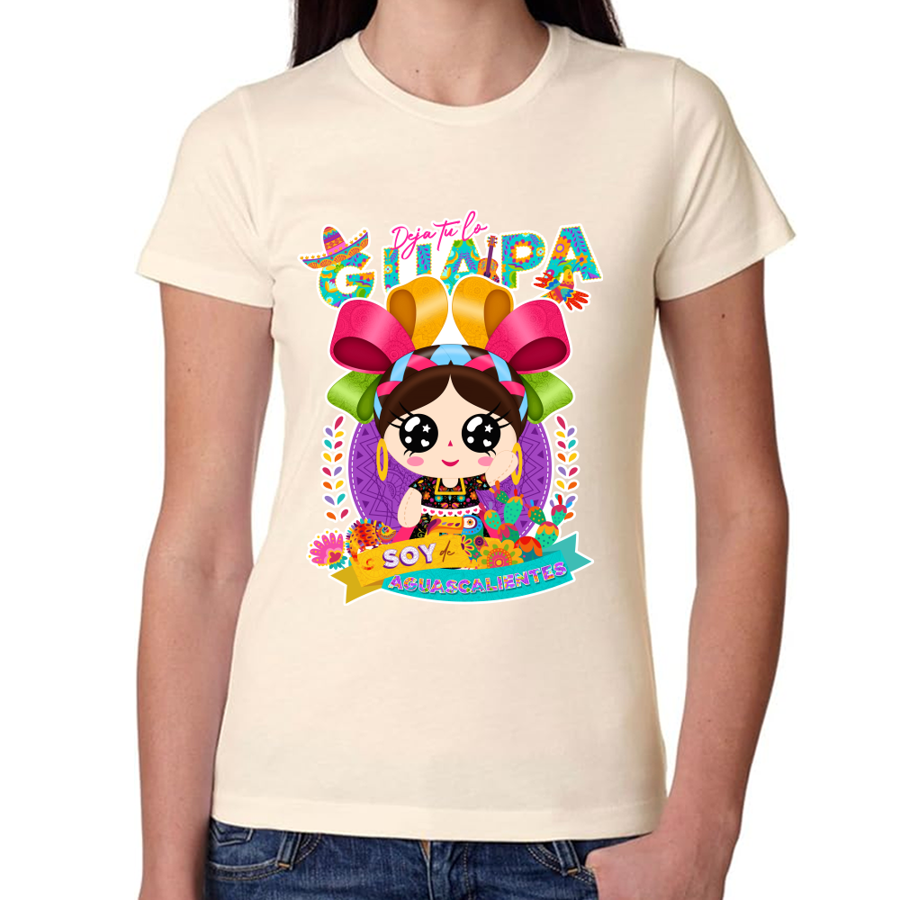 Playera Fiestas Patrias México Estado de Aguascalientes #0001930