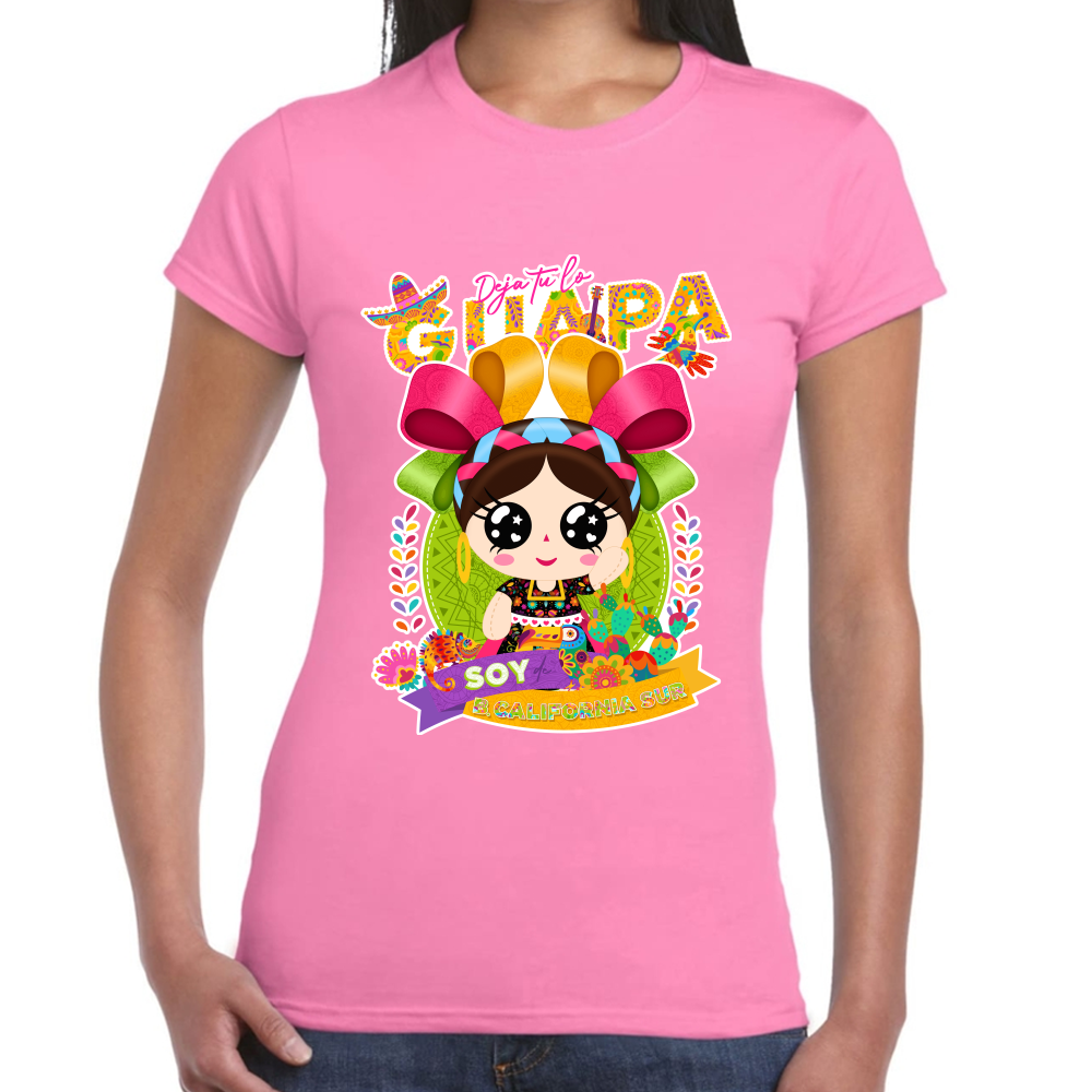 Playera Fiestas Patrias México Estado Baja California Sur #0001932