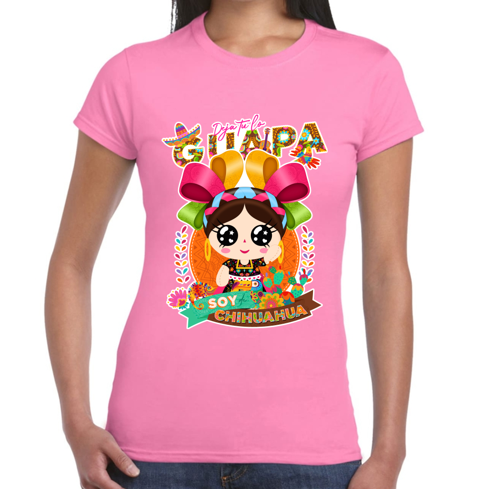 Playera Fiestas Patrias México Estado de Chihuahua #0001935