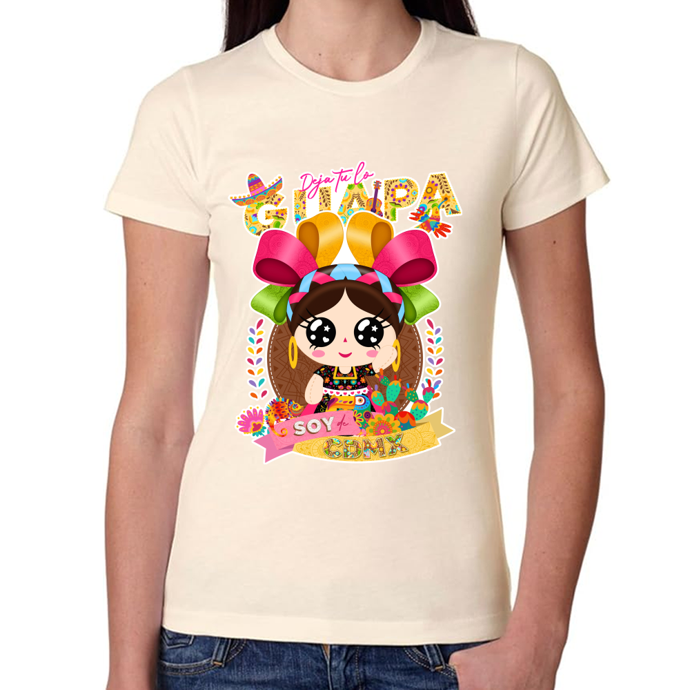 Playera Fiestas Patrias Estado Ciudad de México #0001936