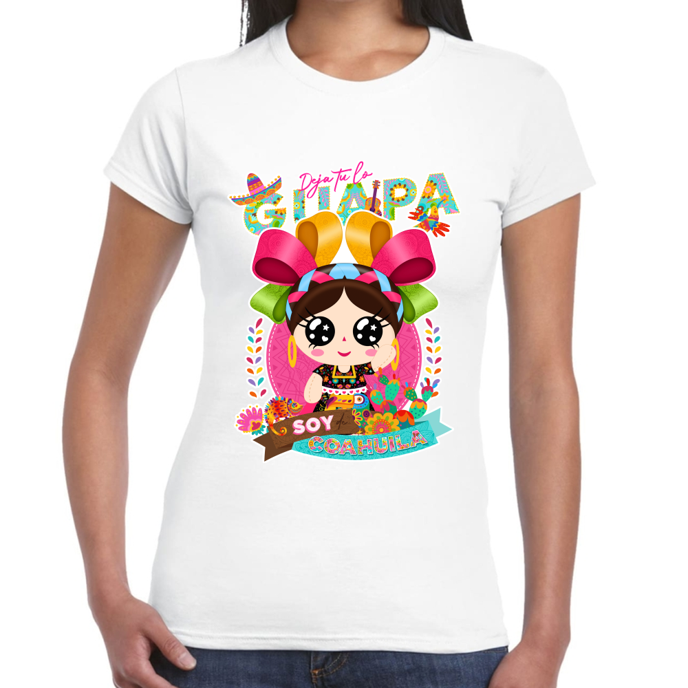 Playera Fiestas Patrias México Estado de Coahuila #0001937