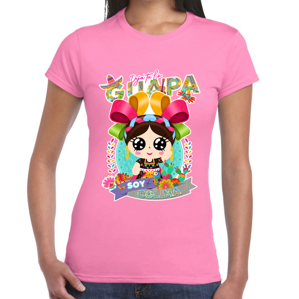 Playera Fiestas Patrias México Estado de Colima #0001938