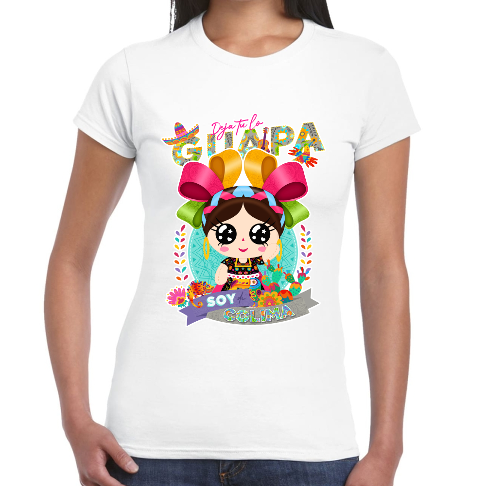 Playera Fiestas Patrias México Estado de Colima #0001938 Imagen principal del producto