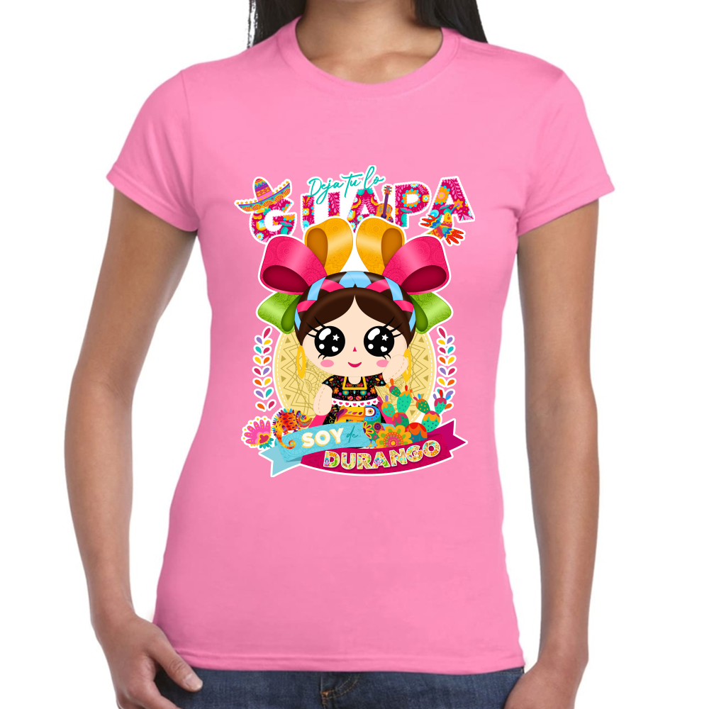 Playera Fiestas Patrias México Estado de Durango #0001939