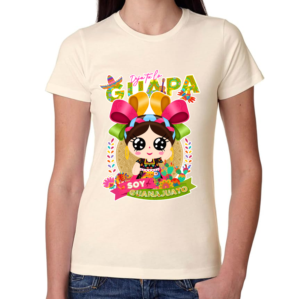 Playera Fiestas Patrias México Estado de Guanajuato #0001941