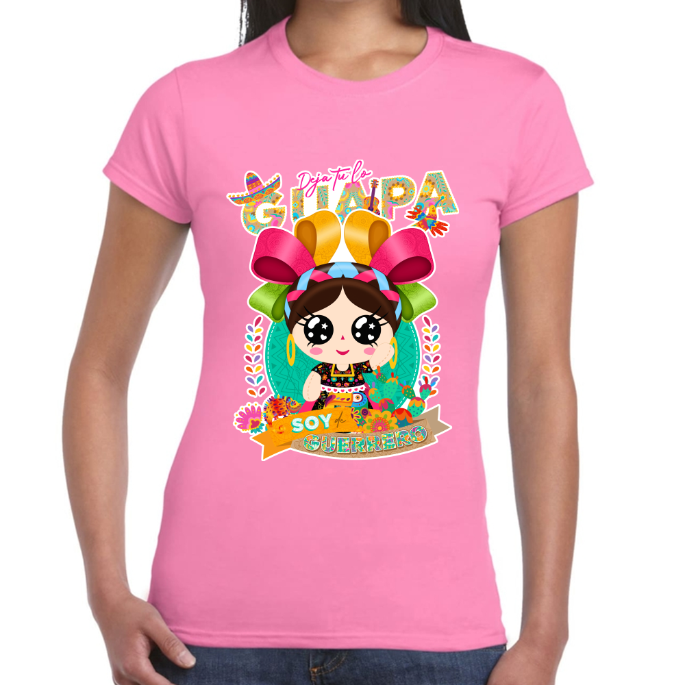 Playera Fiestas Patrias México Estado de Guerrero Algodón Premium #0001942