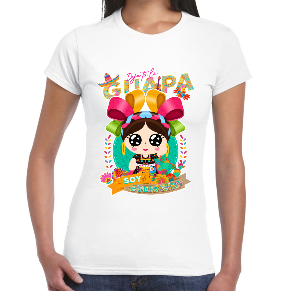 Playera Fiestas Patrias México Estado de Guerrero Algodón Premium #0001942