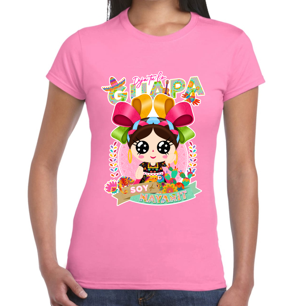 Playera Fiestas Patrias México Estado de Nayarit #0001947