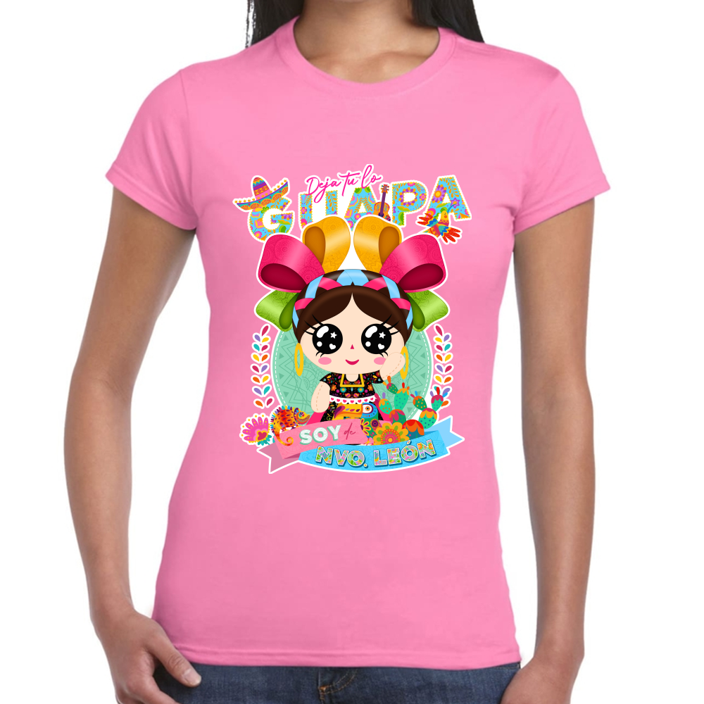 Playera Fiestas Patrias México Estado de Nuevo León #0001948