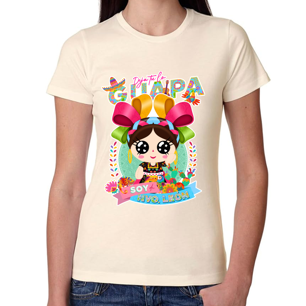 Playera Fiestas Patrias México Estado de Nuevo León #0001948