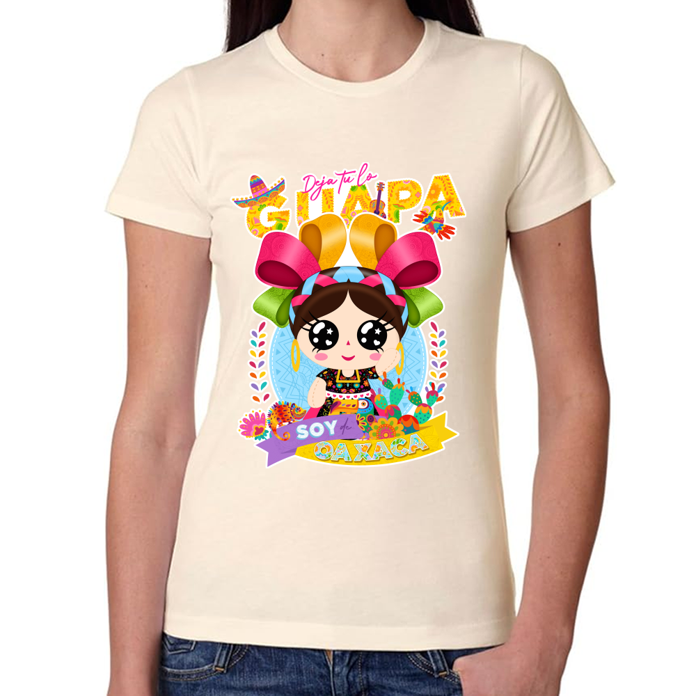 Playera Fiestas Patrias México Estado de Oaxaca #0001949