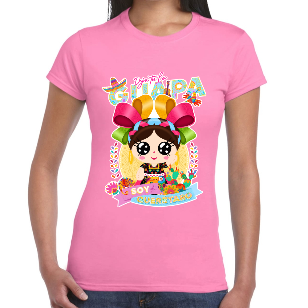 Playera Fiestas Patrias México Estado de Querétaro #0001951