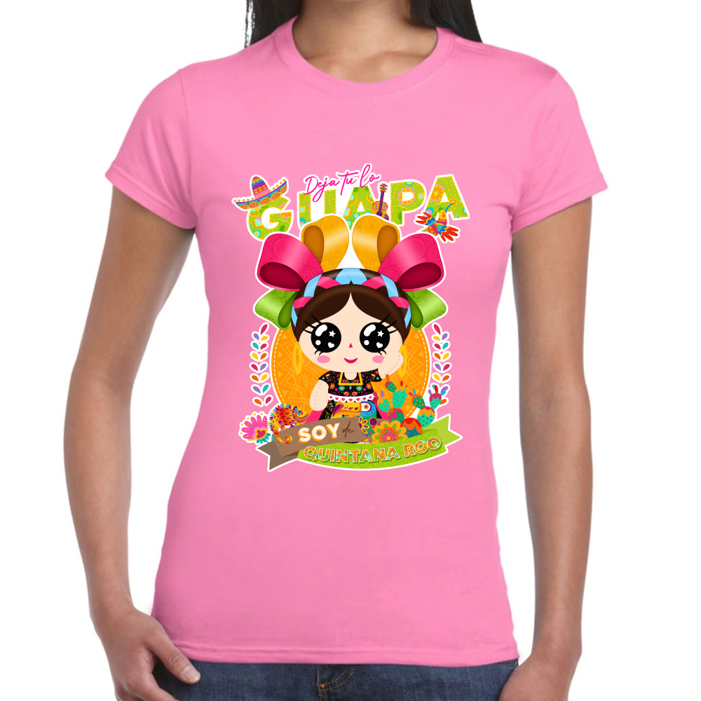 Playera Fiestas Patrias México Estado de Quintana Roo #0001952