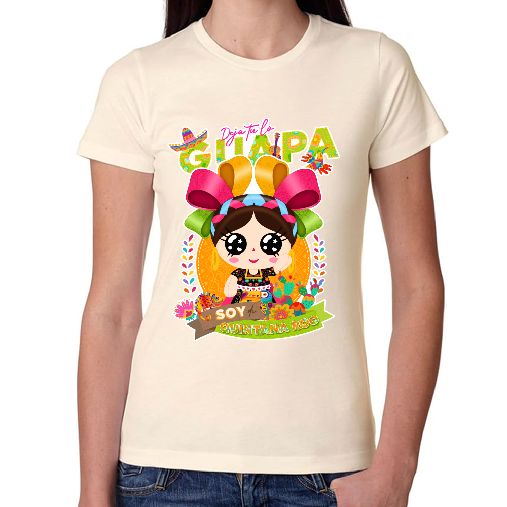 Playera Fiestas Patrias México Estado de Quintana Roo #0001952 Imagen secundaria del producto