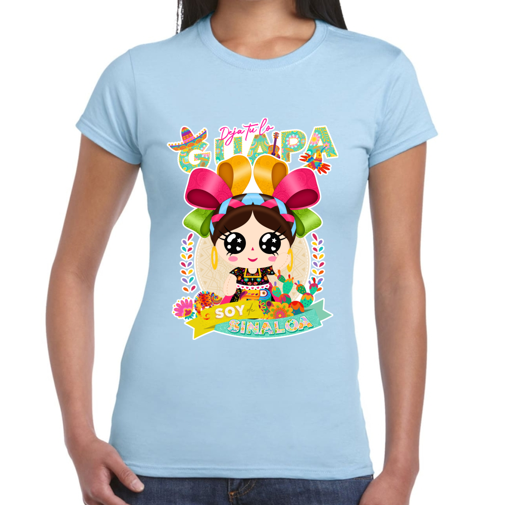 Playera Fiestas Patrias Sinaloa Algodón Premium #0001954