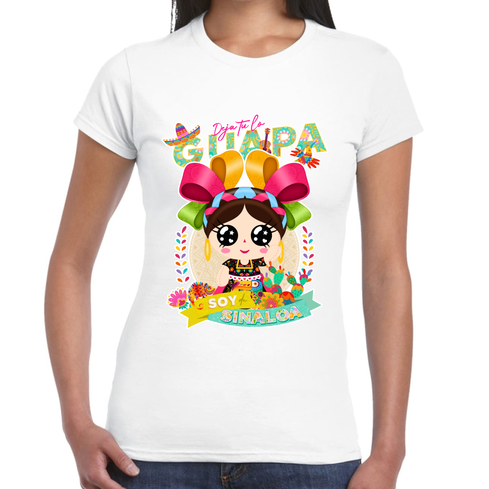 Playera Fiestas Patrias Sinaloa Algodón Premium #0001954