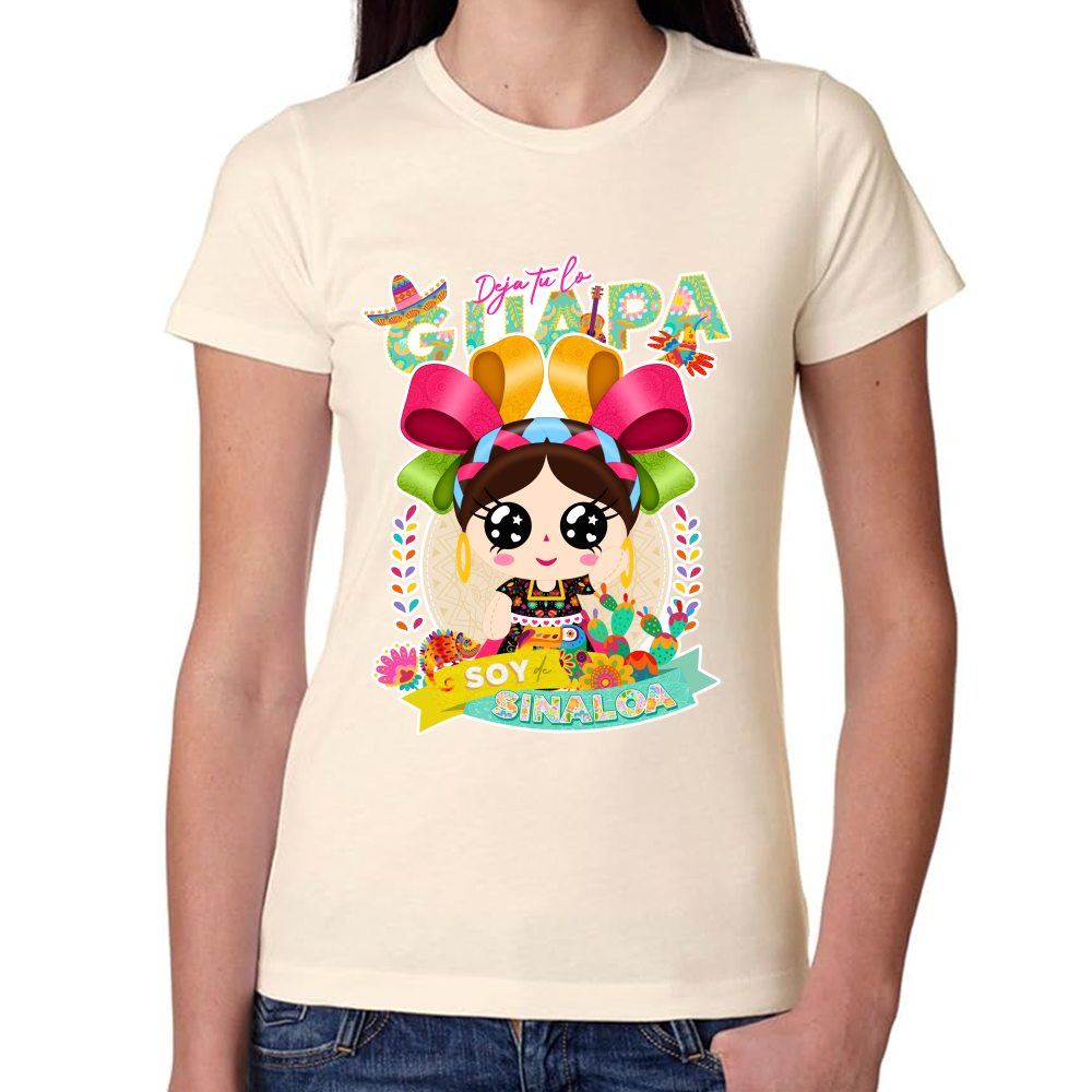 Playera Fiestas Patrias Sinaloa Algodón Premium #0001954