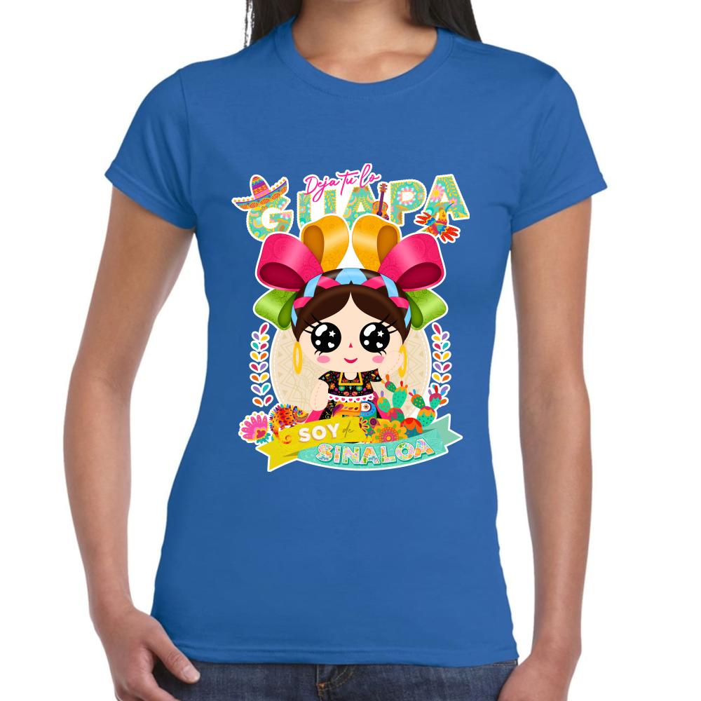 Playera Fiestas Patrias Sinaloa Algodón Premium #0001954
