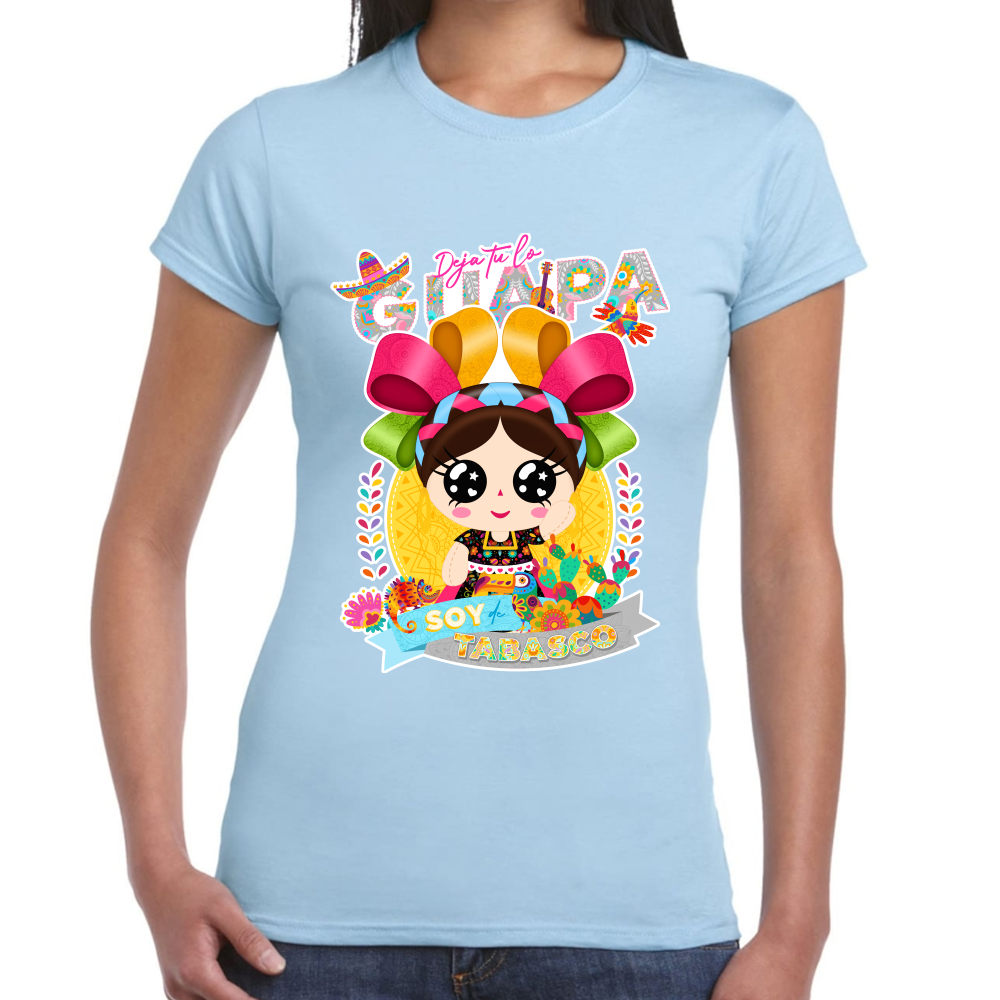 Playera Fiestas Patrias Tabasco Algodón Premium #0001956