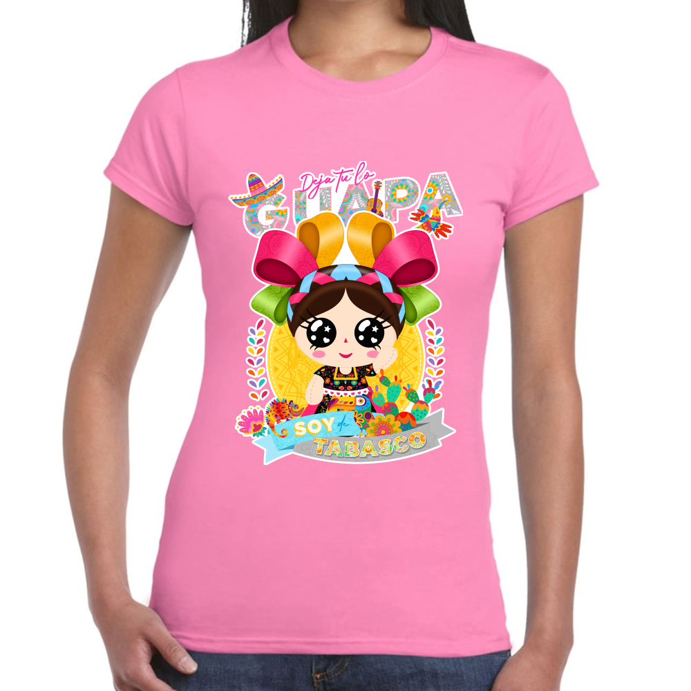Playera Fiestas Patrias Tabasco Algodón Premium #0001956